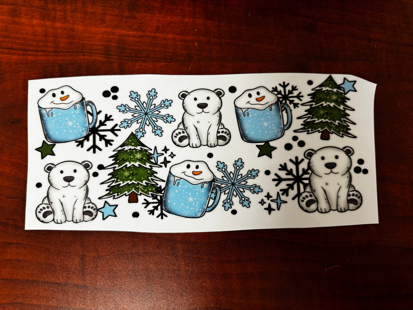 “Polar bear Christmas” Wrap #382