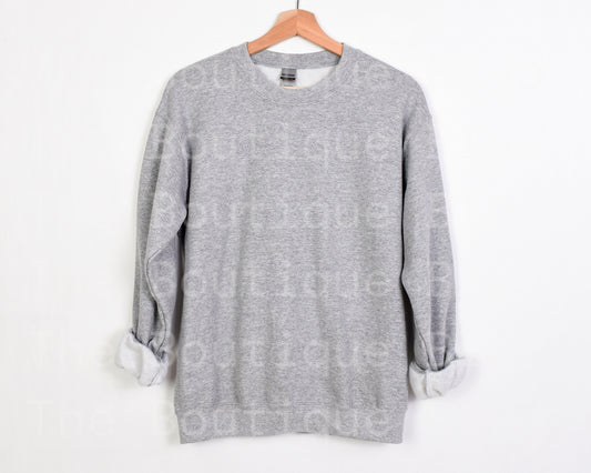 PICK YOUR DESIGN *Sports Grey Gildan Unisex Sweatshirt