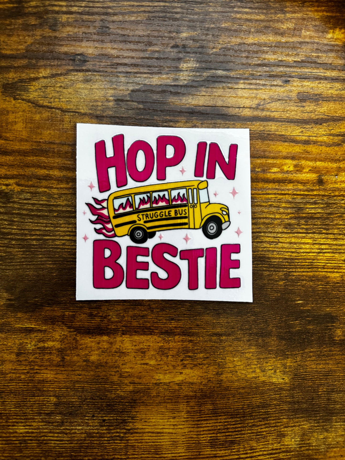 “Hop in Bestie” Decal