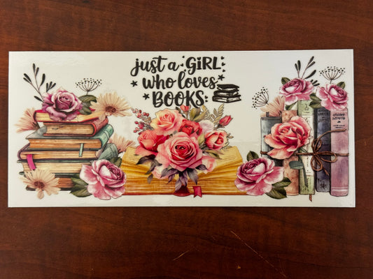 “Just a girl who loves books” Wrap #338