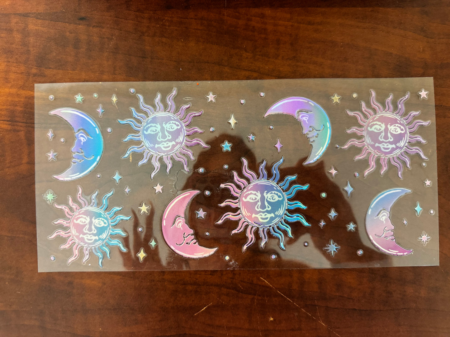 “Holographic moon & sun” Wrap #277