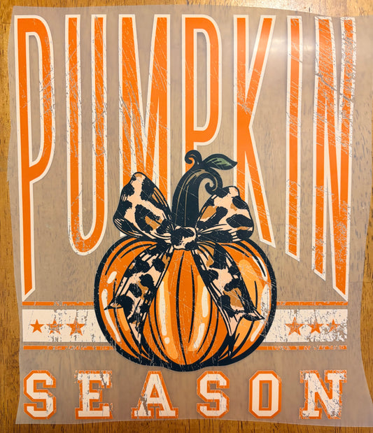“Cheetah pumpkin season”
