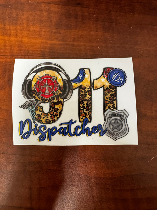 “911 dispatcher” Decal