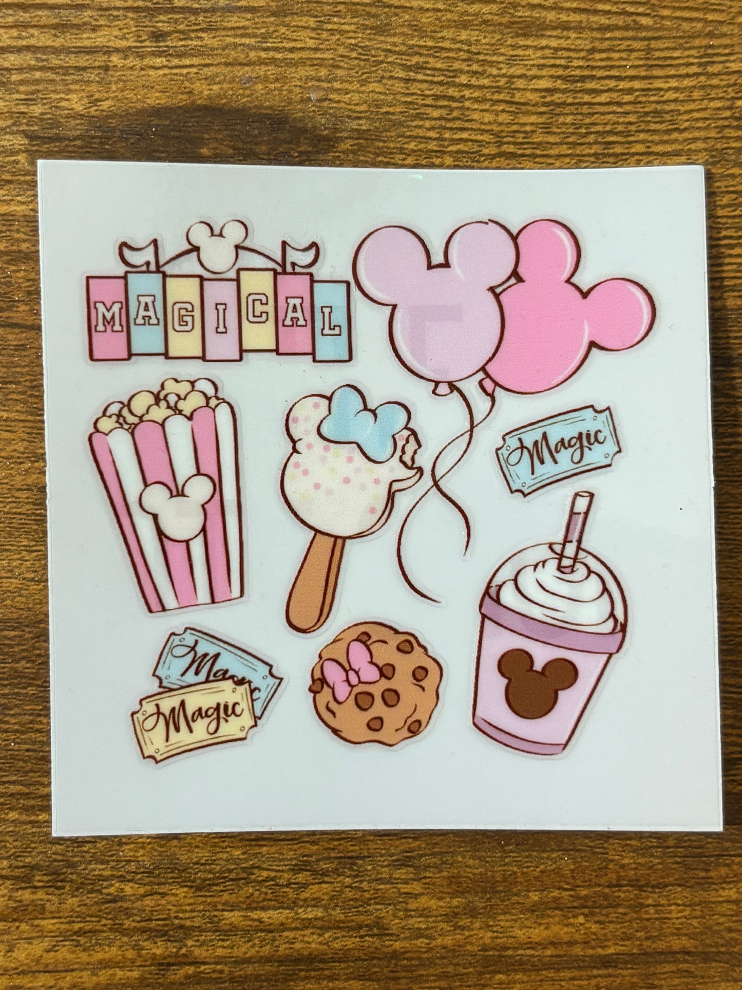 "MULTIPLE DSNY SNACKS” Decals
