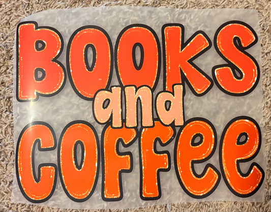 “Books and coffee”