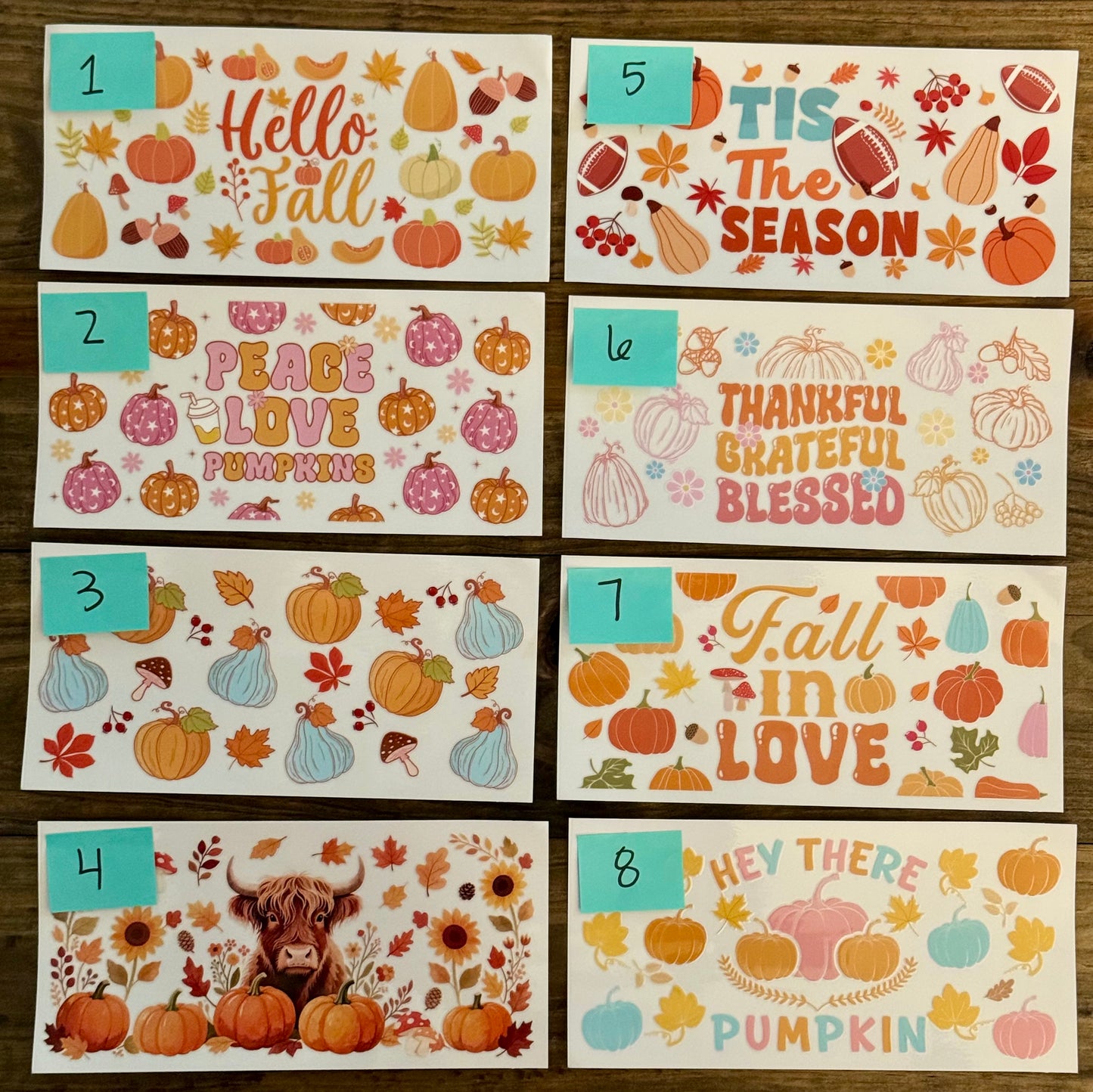 “Fall" Wraps