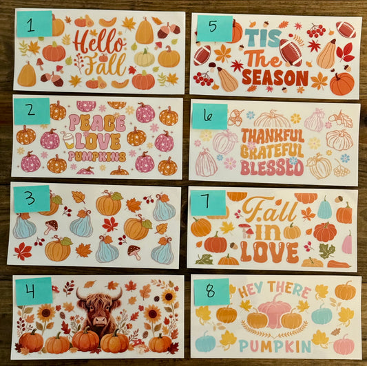 “Fall" Wraps