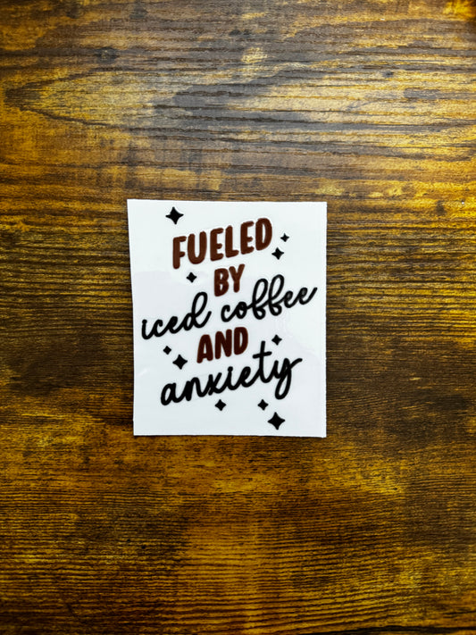 “Coffee & Anxiety” Decal