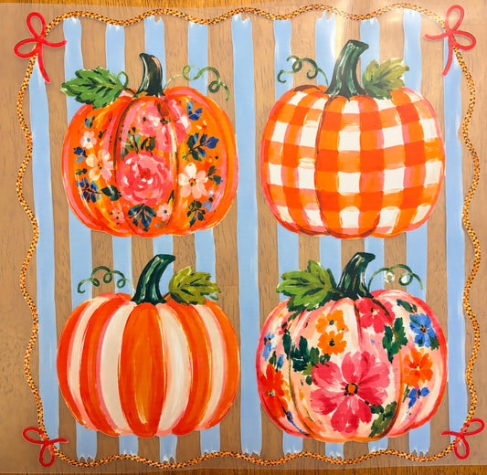 “Colorful fall pumpkins”