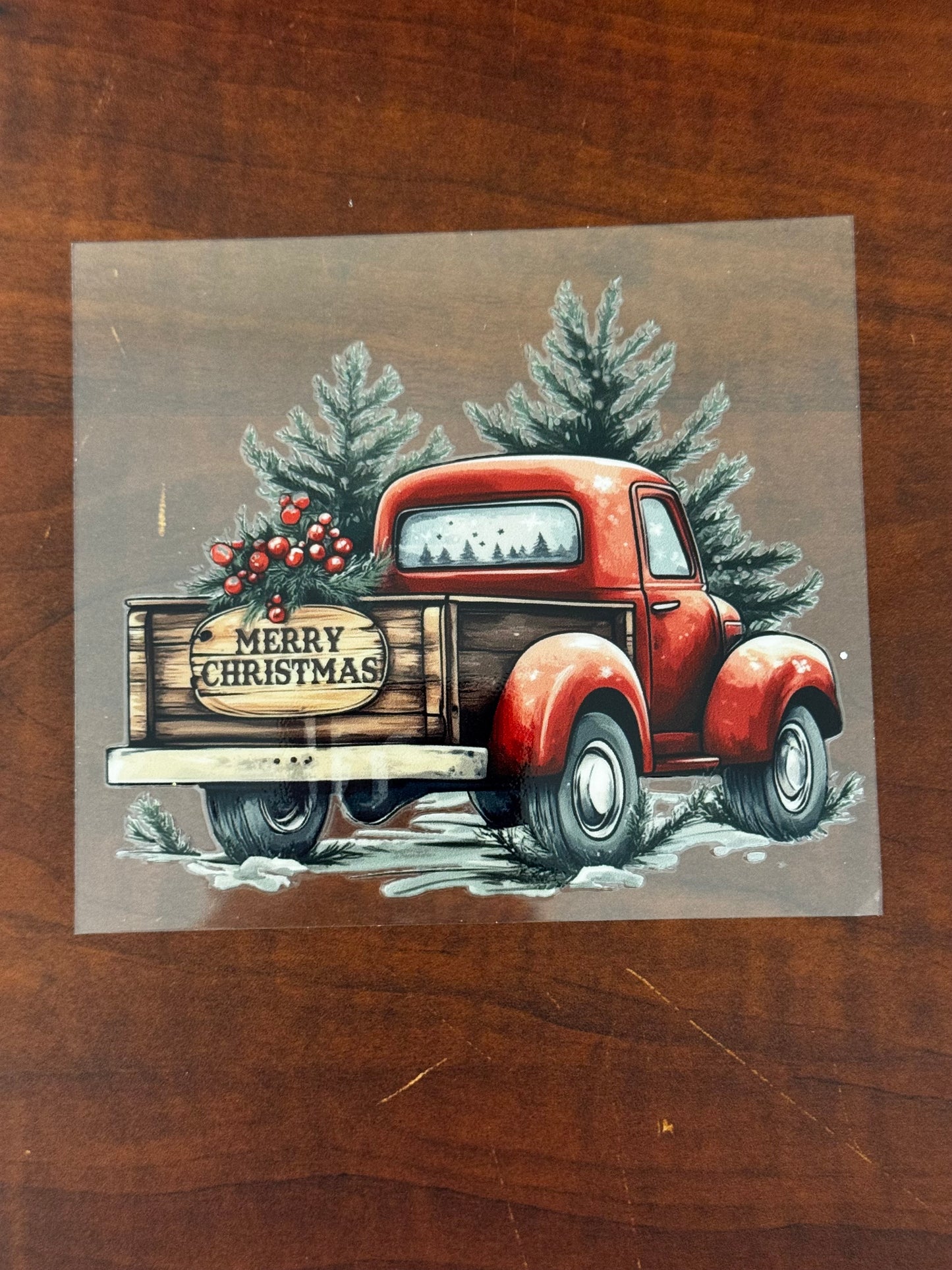 “Red truck” Decal