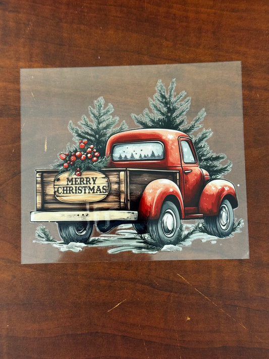 “Red truck” Decal