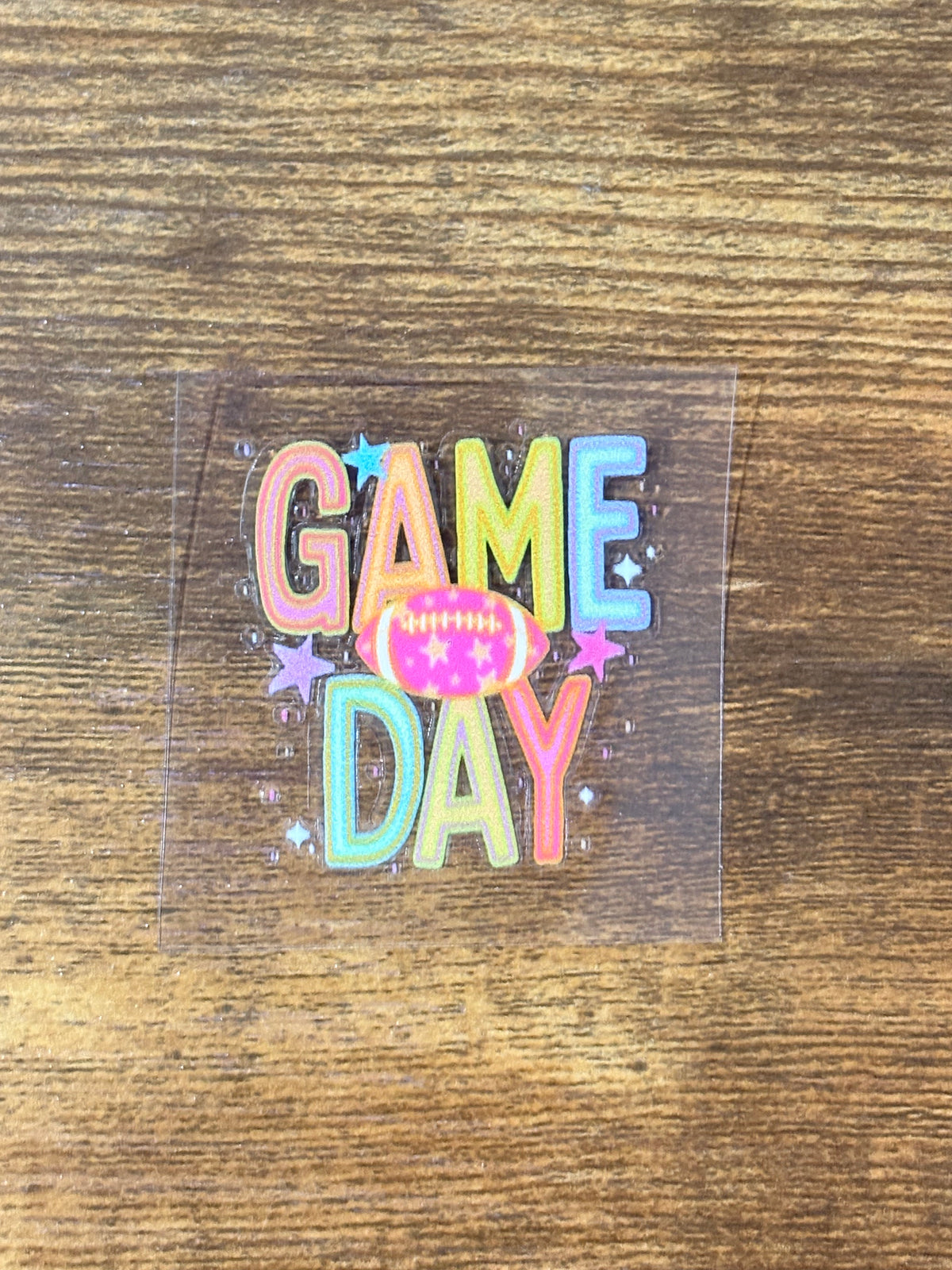 “Game Day” Shot glass decal