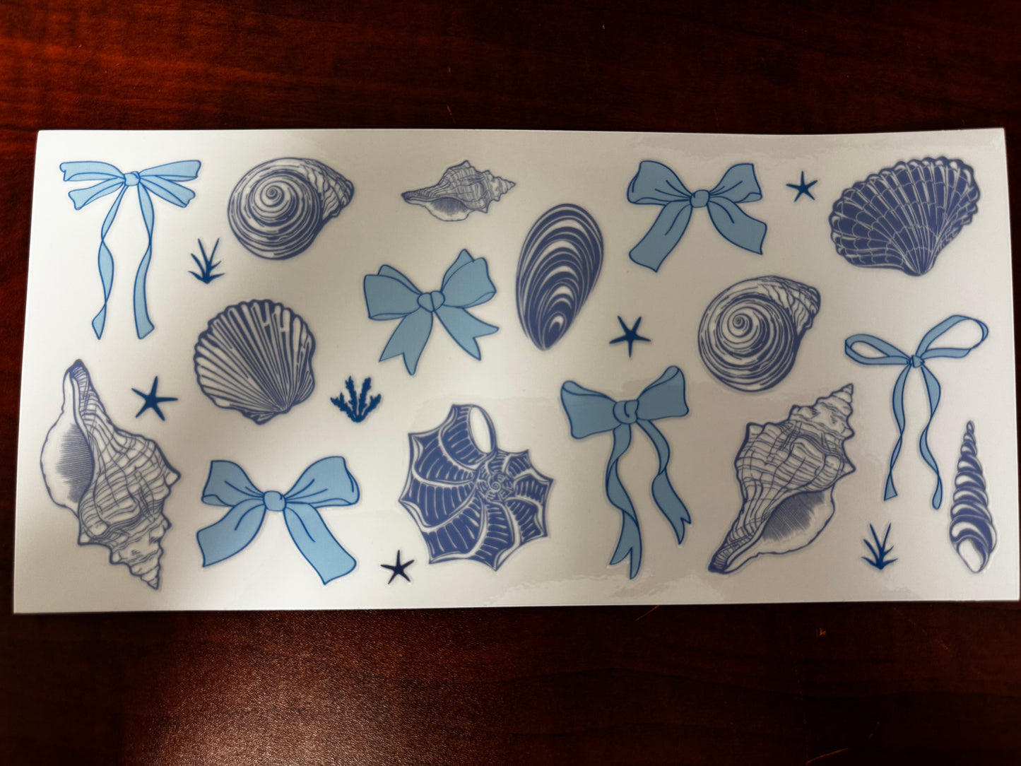 “Shells and bows” Wrap #213