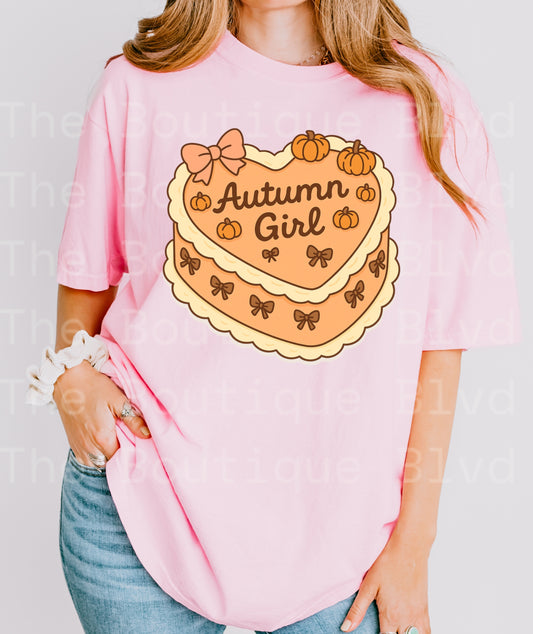 “Autumn girl cake" t-shirt