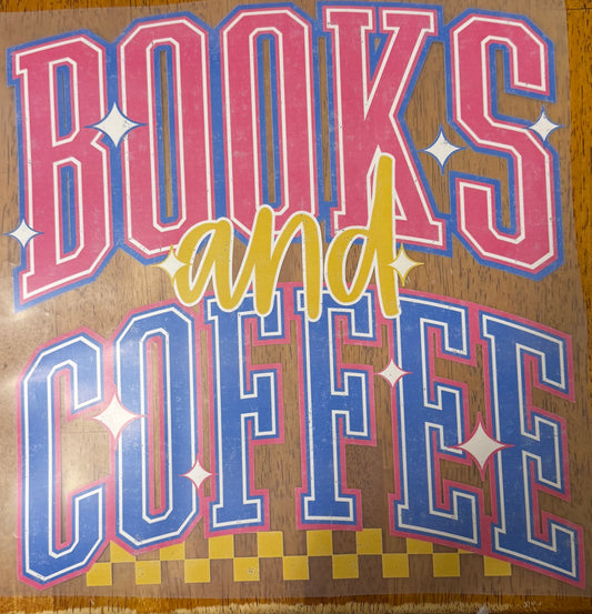“Books and iced coffee”