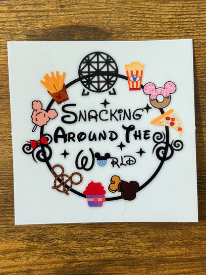"MULTIPLE DSNY SNACKS” Decals