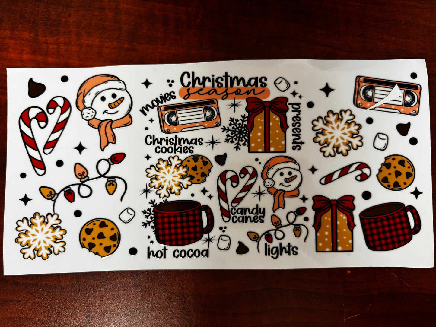 “Christmas season” 40oz Wrap