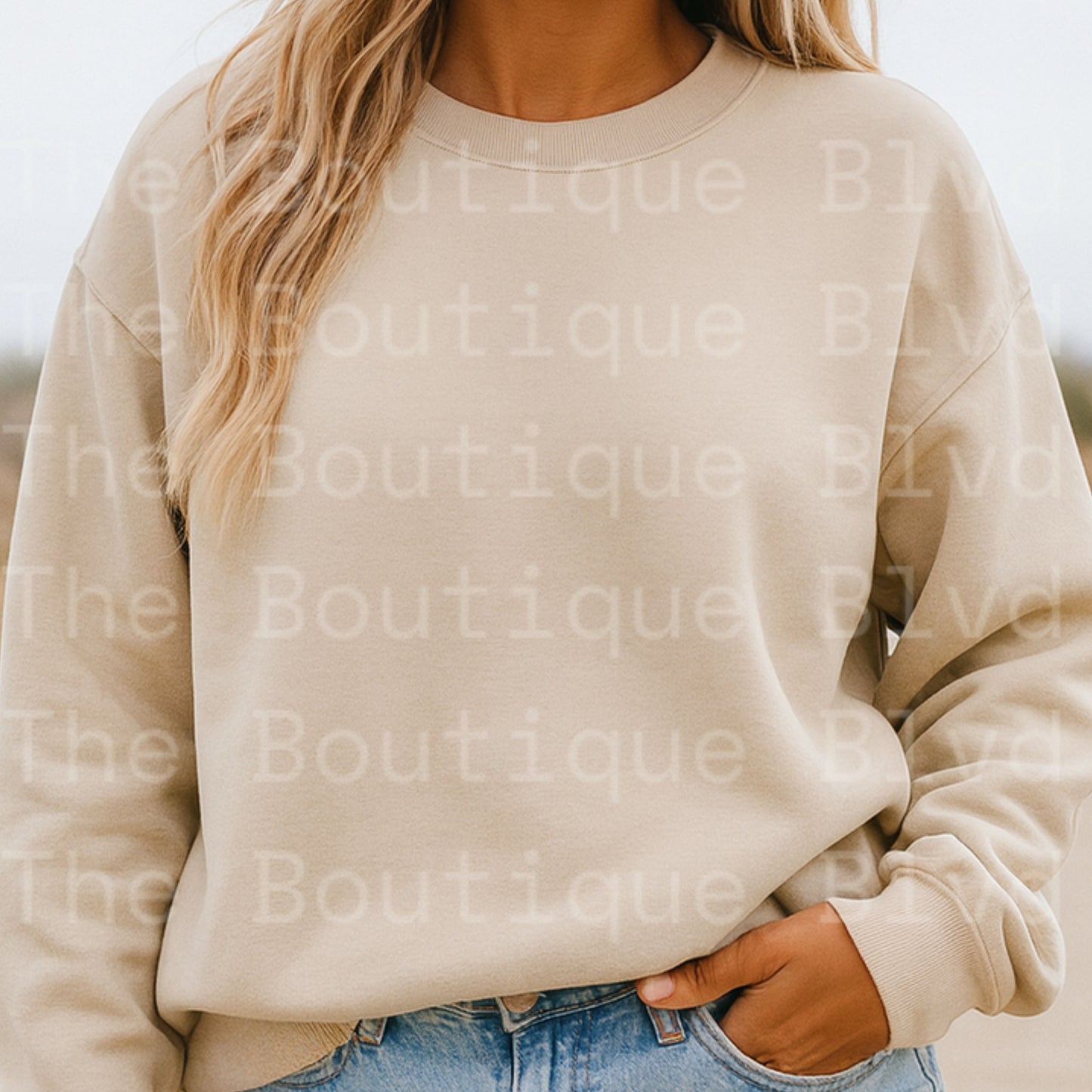 PICK YOUR DESIGN *Sand Gildan Unisex Sweatshirt