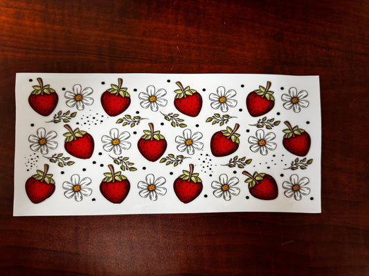 “Strawberry Flower” Wrap #375