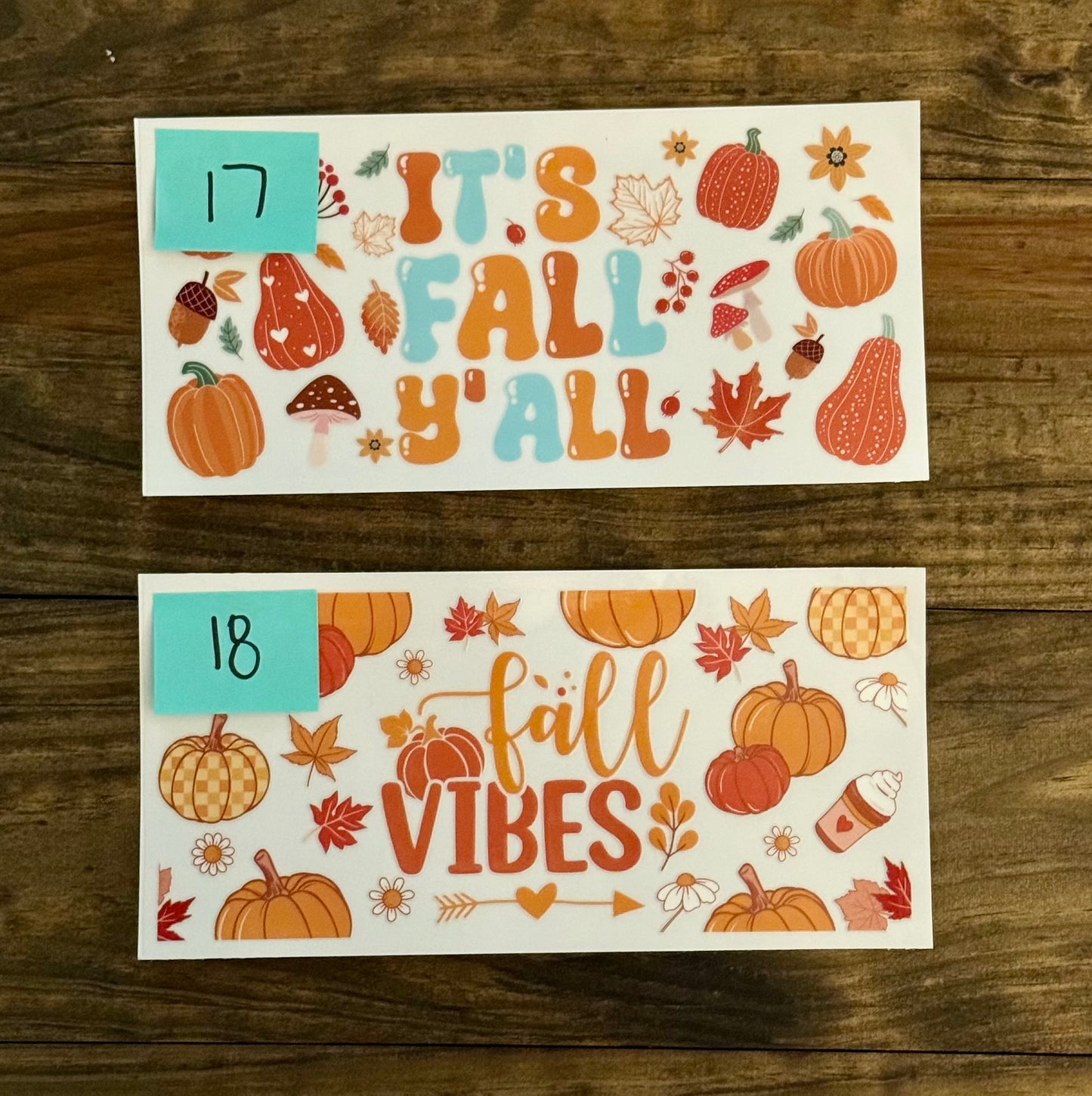 “Fall" Wraps