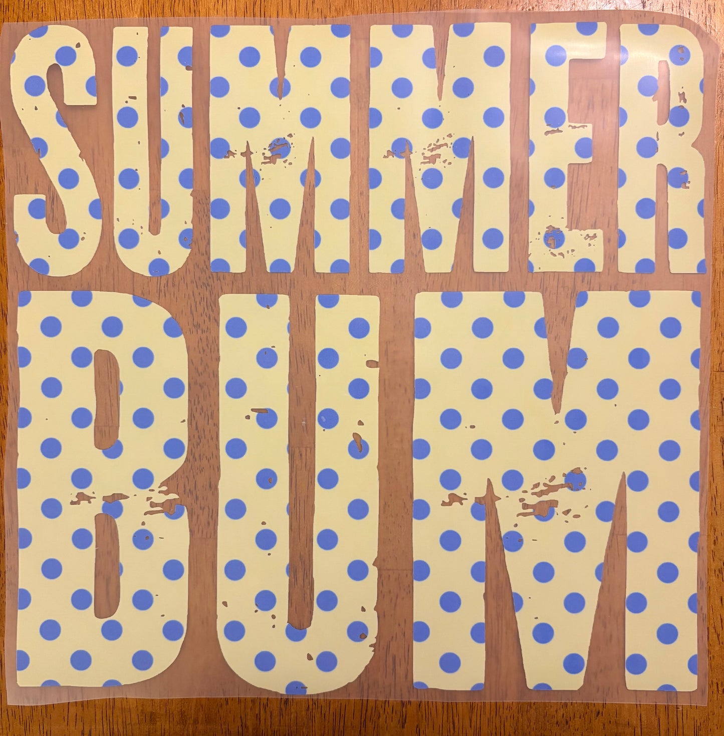 "Summer bum"