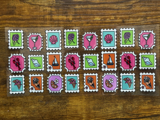 “Summer stamps” Wrap #3