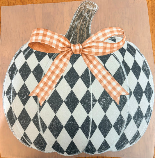 “Checkered pumpkin”