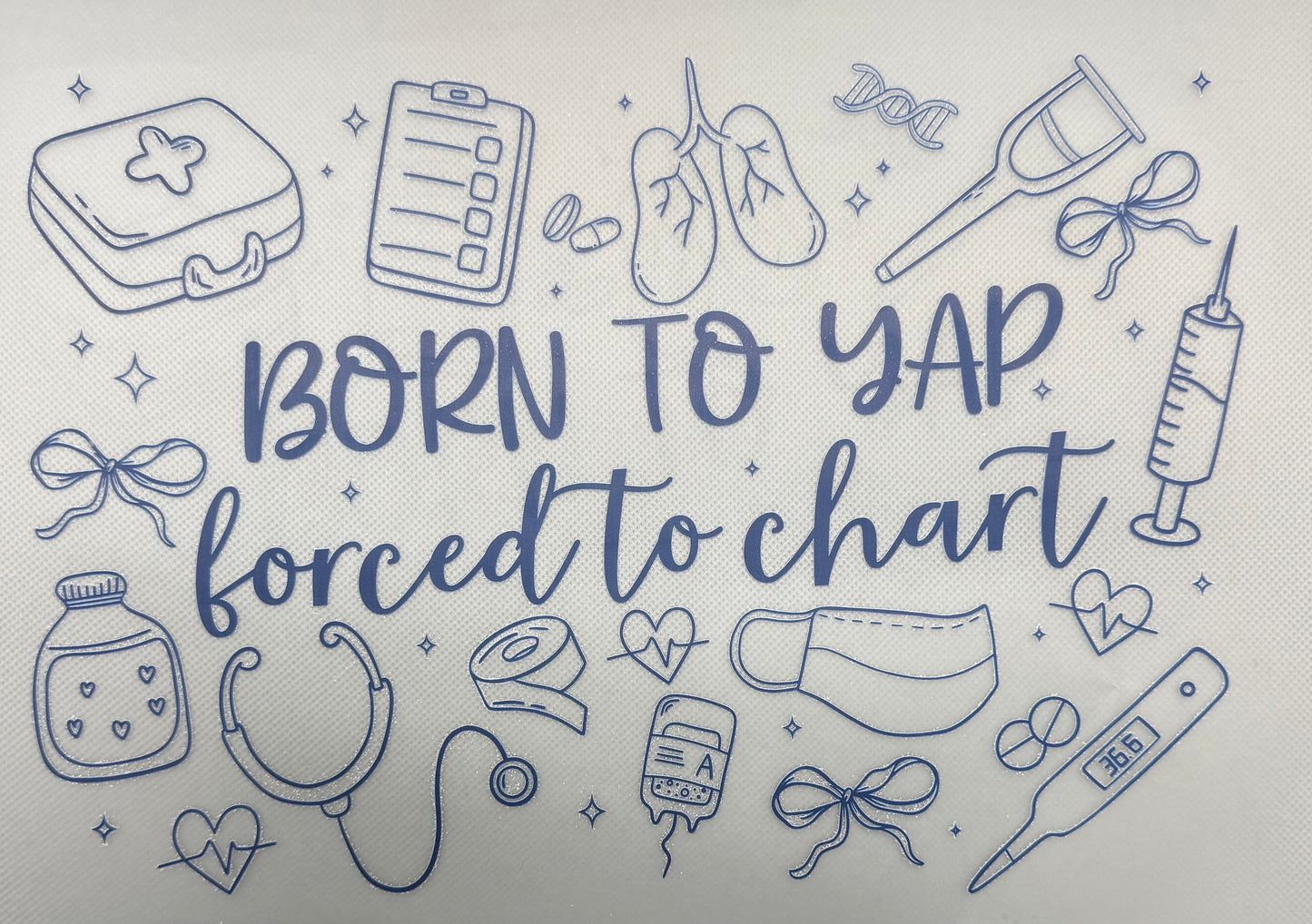 "Born to yap, forced to chart"