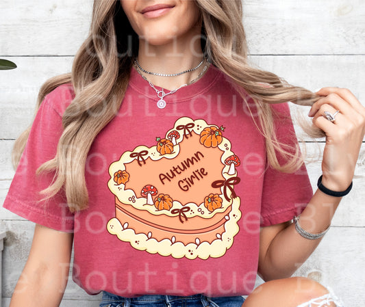 “Autum Girlie cake" t-shirt