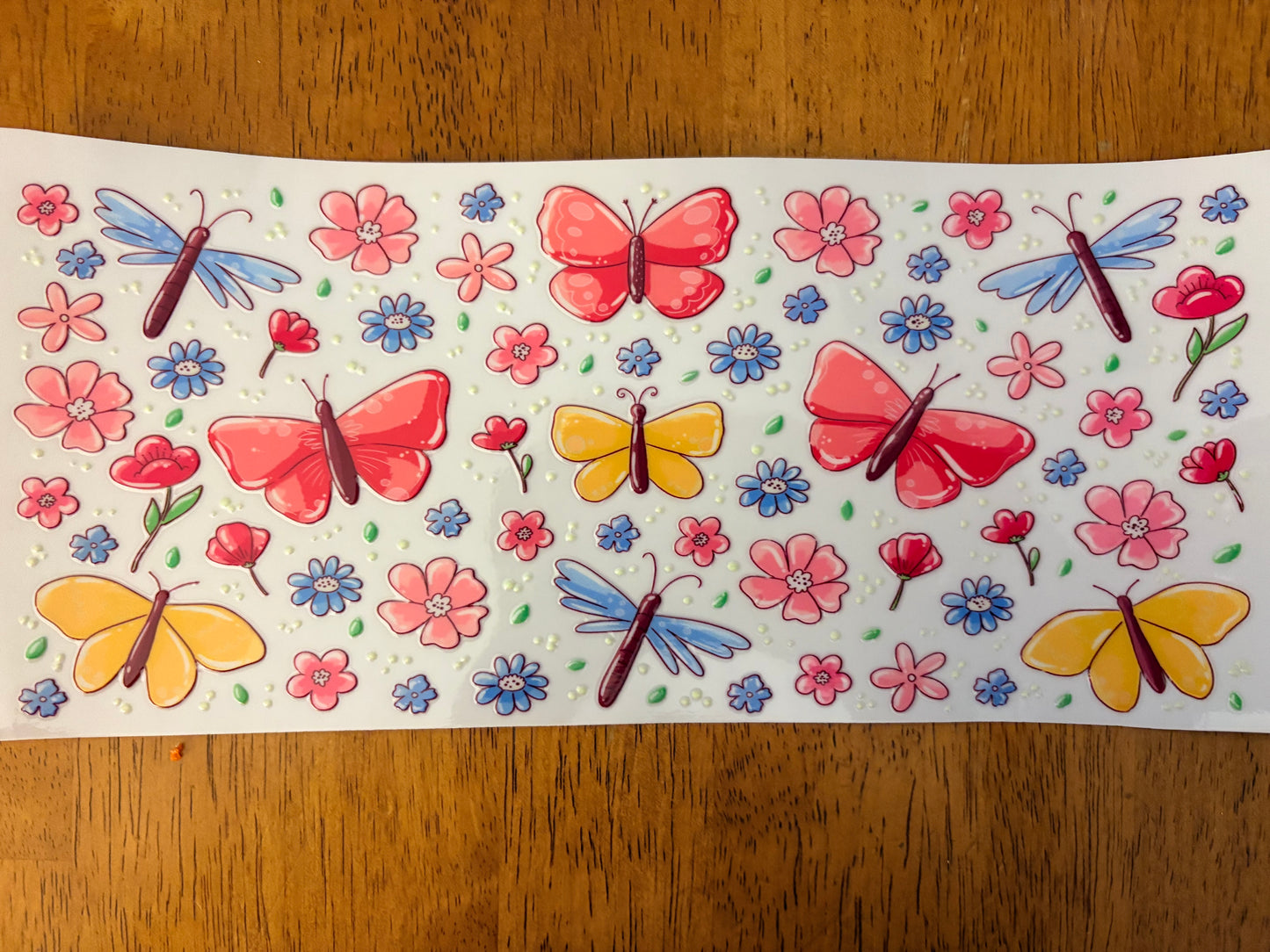 "Dragon fly and butterflies” Wrap #40A