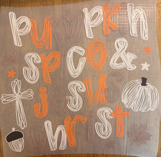 “Pumpkin spice Jesus Christ”