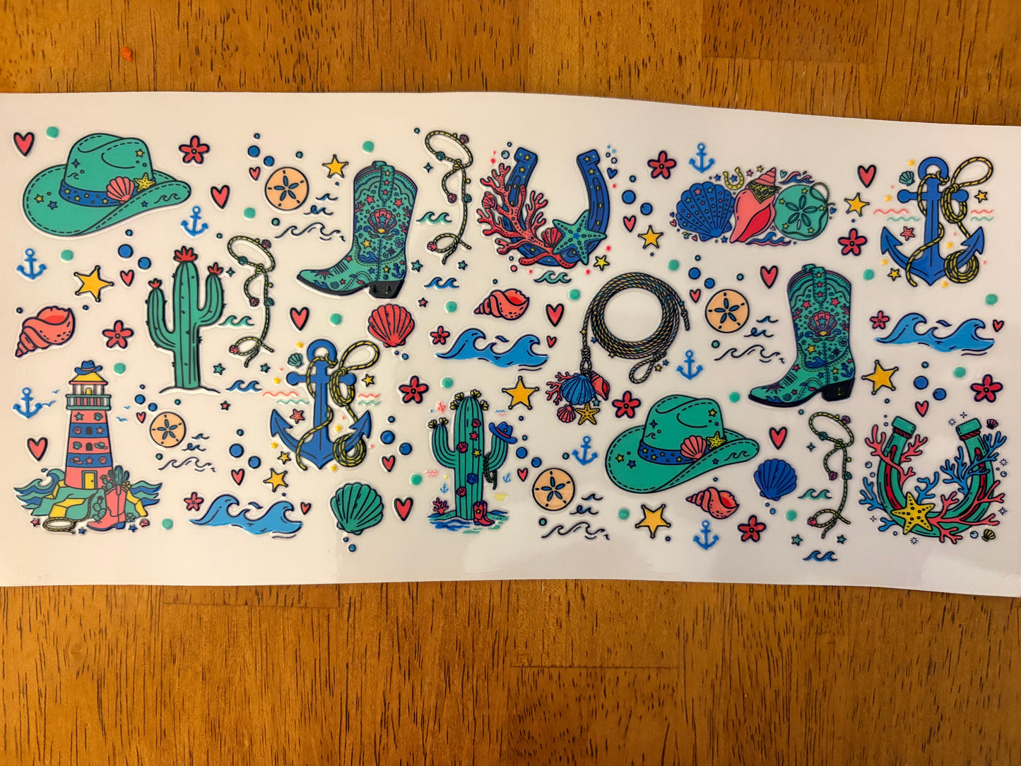 "Coastal western” Wrap #55A