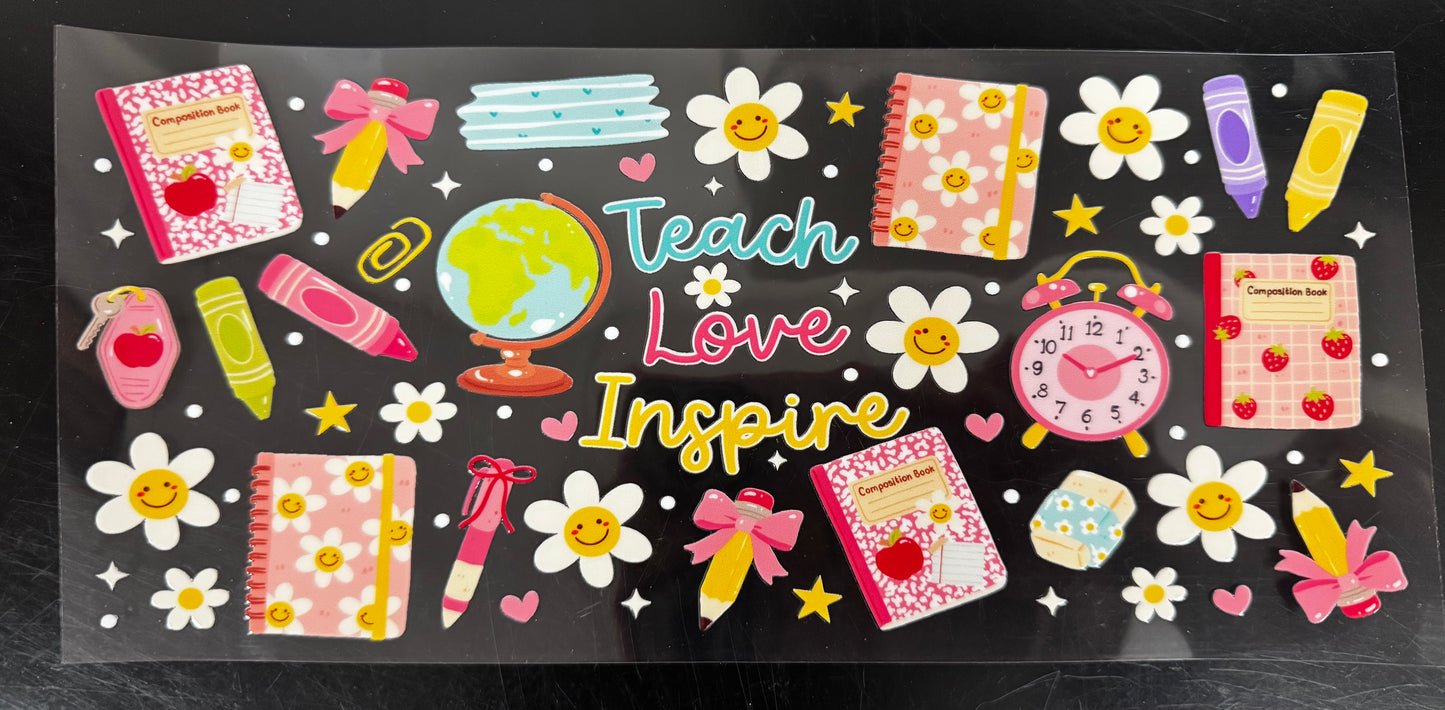 Teach love inspire" Wrap #165