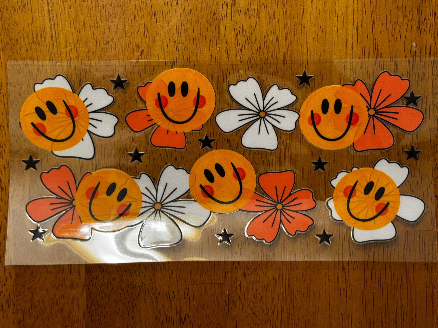 “Smiley flowers" Wrap #67