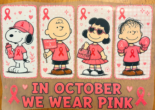 “In october we wear pink”