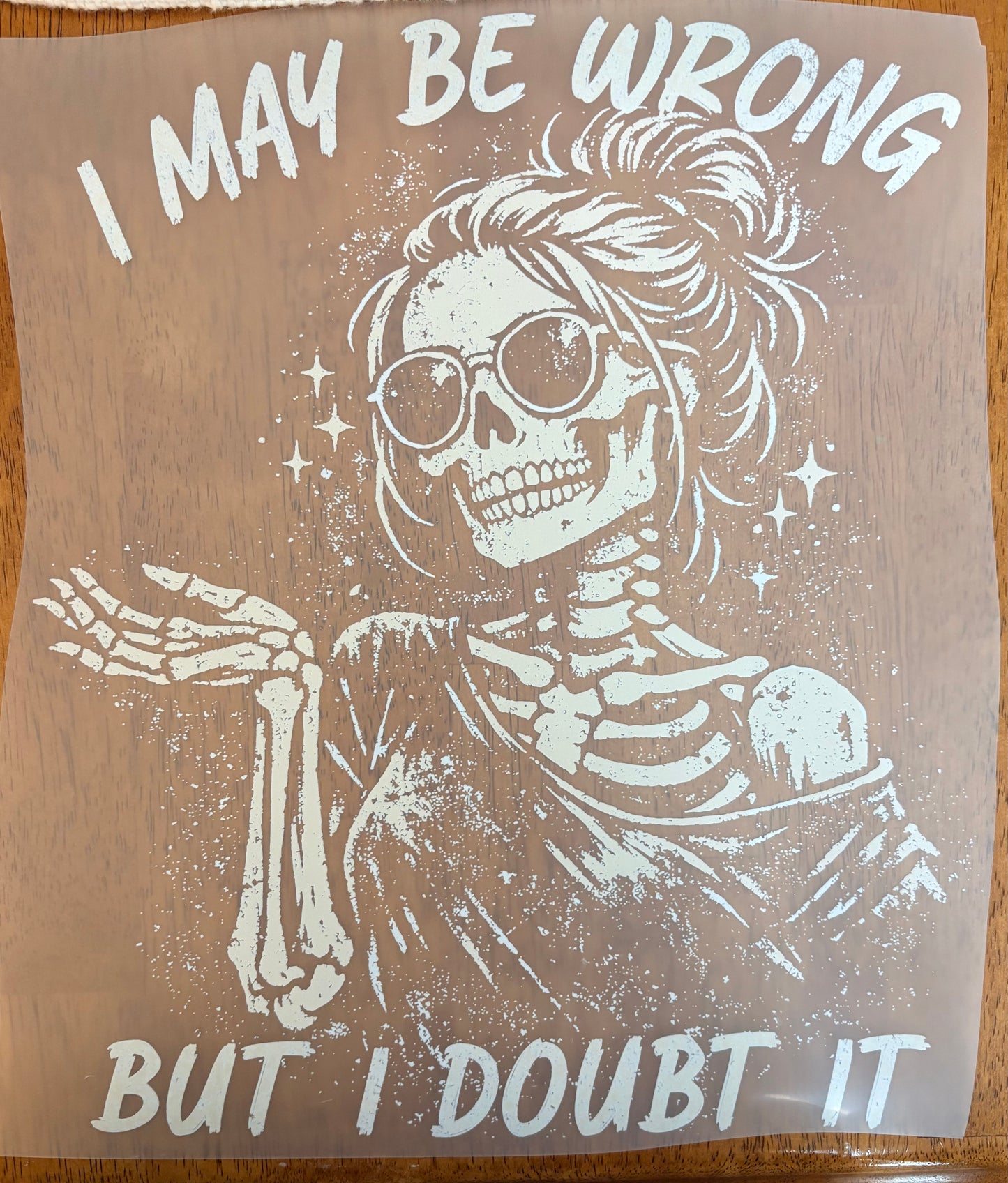 “I may be wrong but i doubt it”