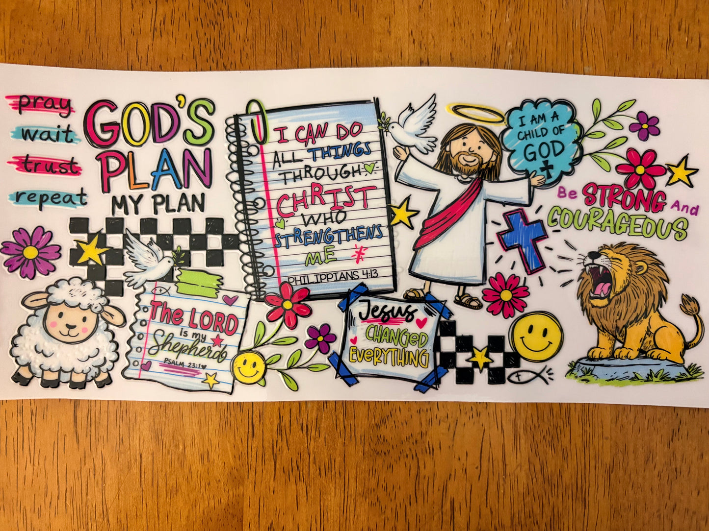 "Gods plan” Wrap #60A