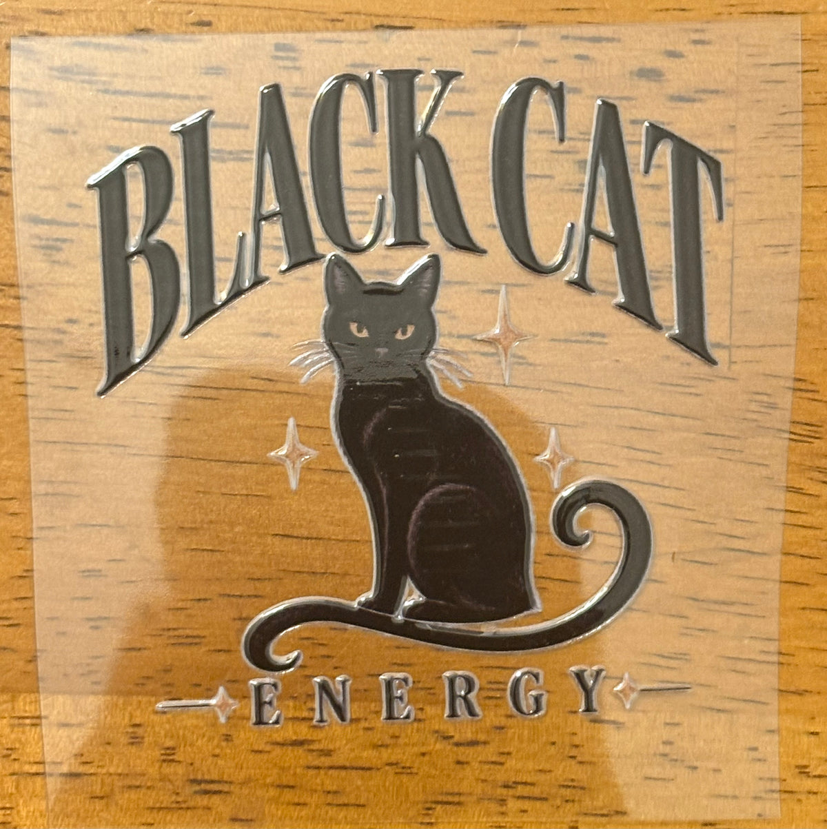 “Black cat energy” Decal