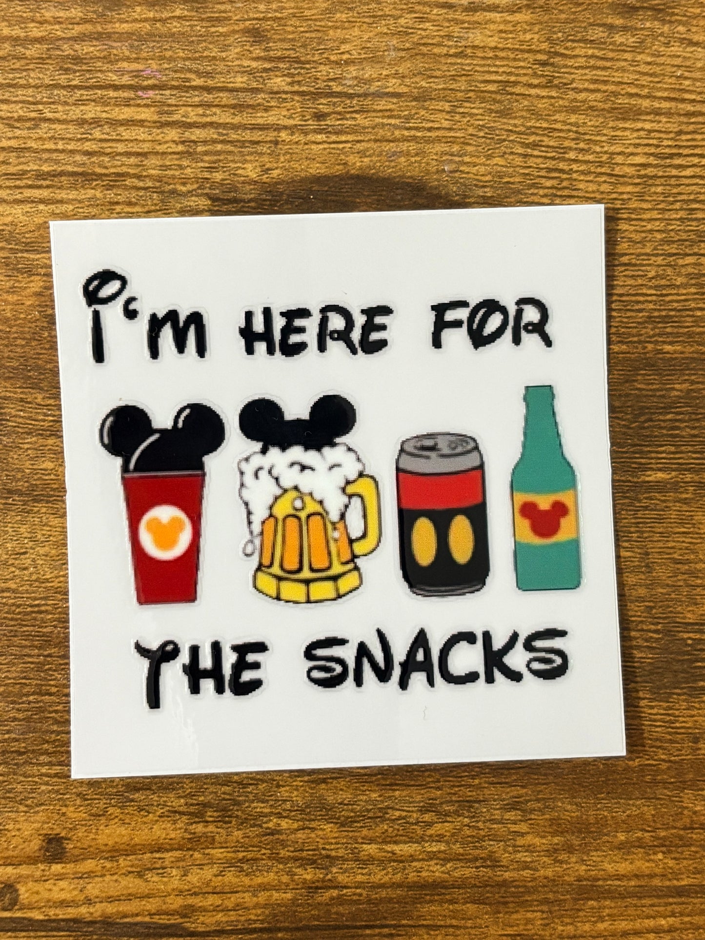 "MULTIPLE DSNY SNACKS” Decals