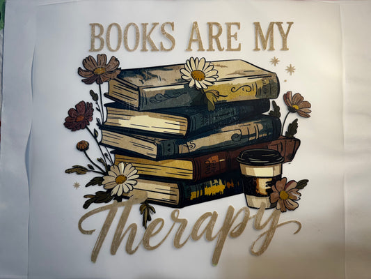 “Books are my therapy”