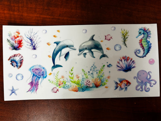 “Dolphins & friends” Wrap #222