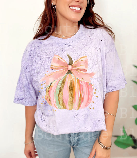 "Girly fall pumpkin" t-shirt