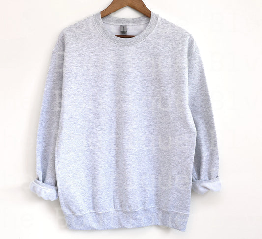 PICK YOUR DESIGN *Ash Grey Gildan Unisex Sweatshirt