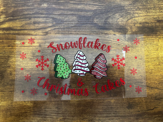 “Snowflakes & Christmas cakes” Wrap #392