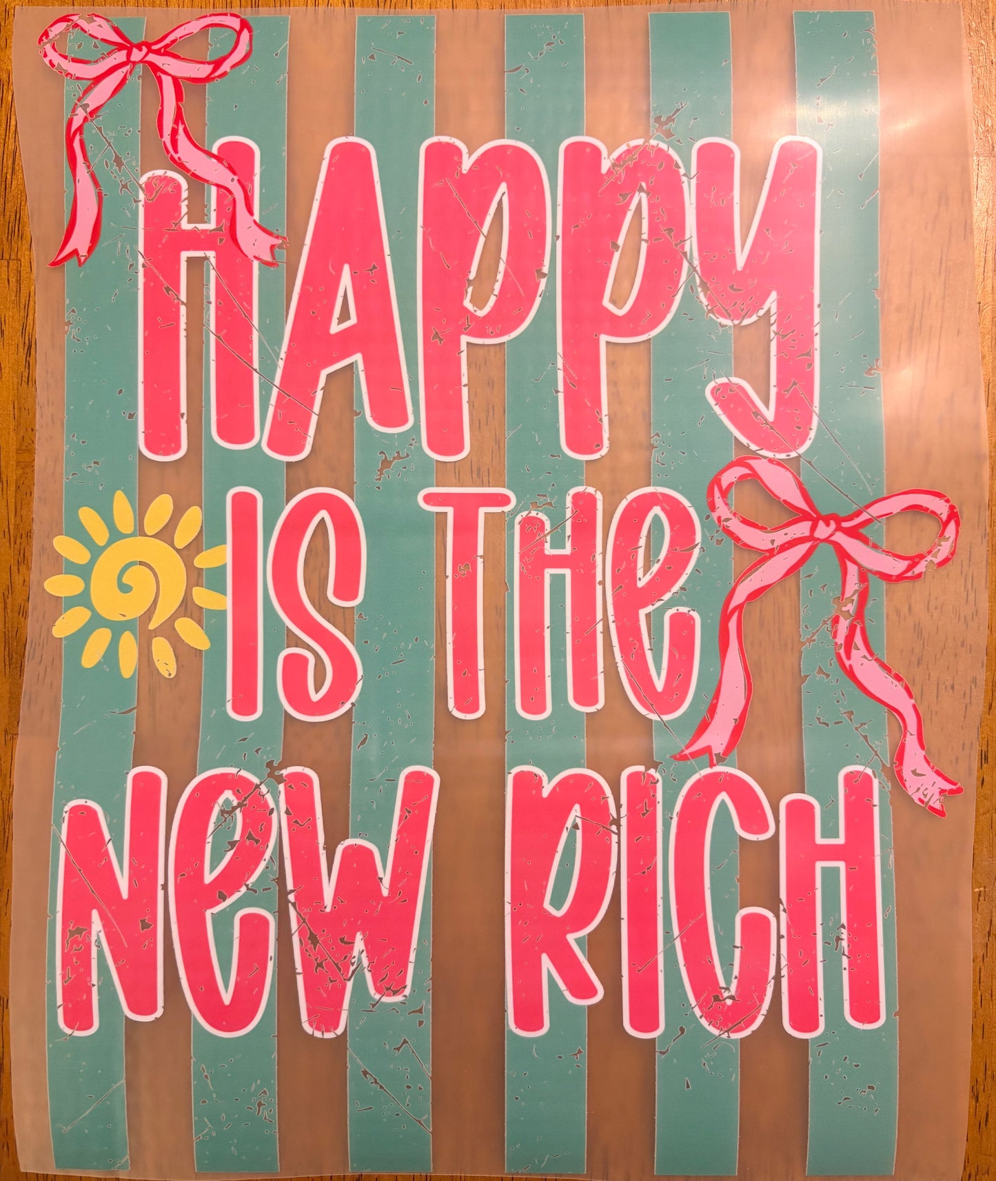 “Happy is the new rich”