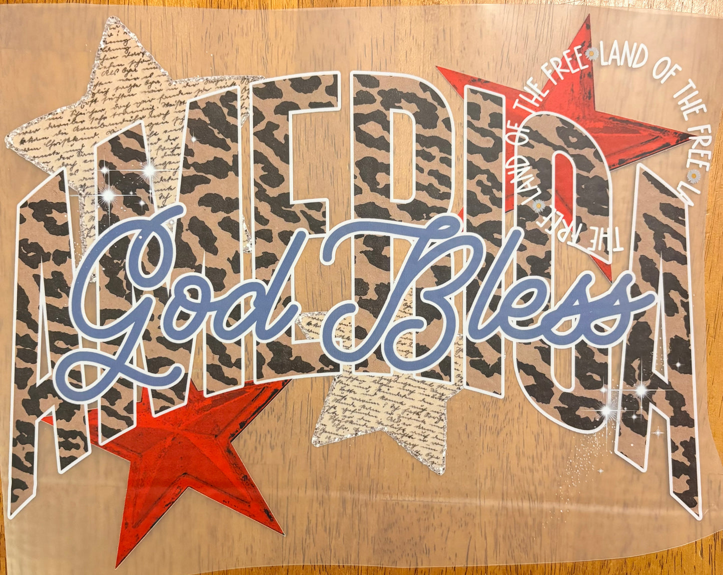“America, god bless”