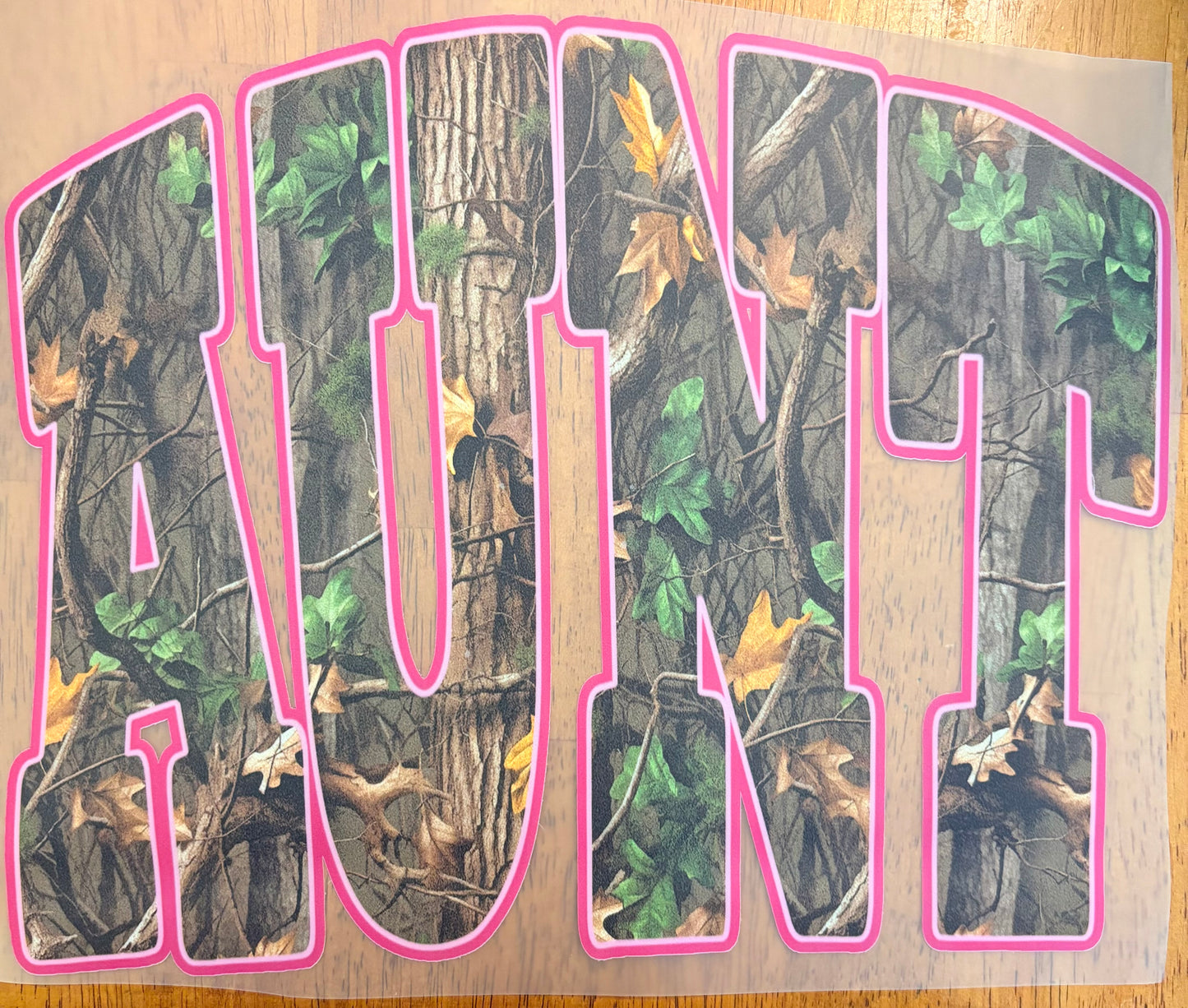 “Camo aunt”