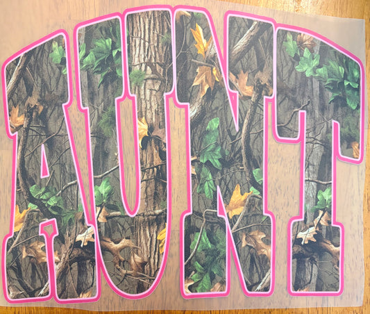 “Camo aunt”