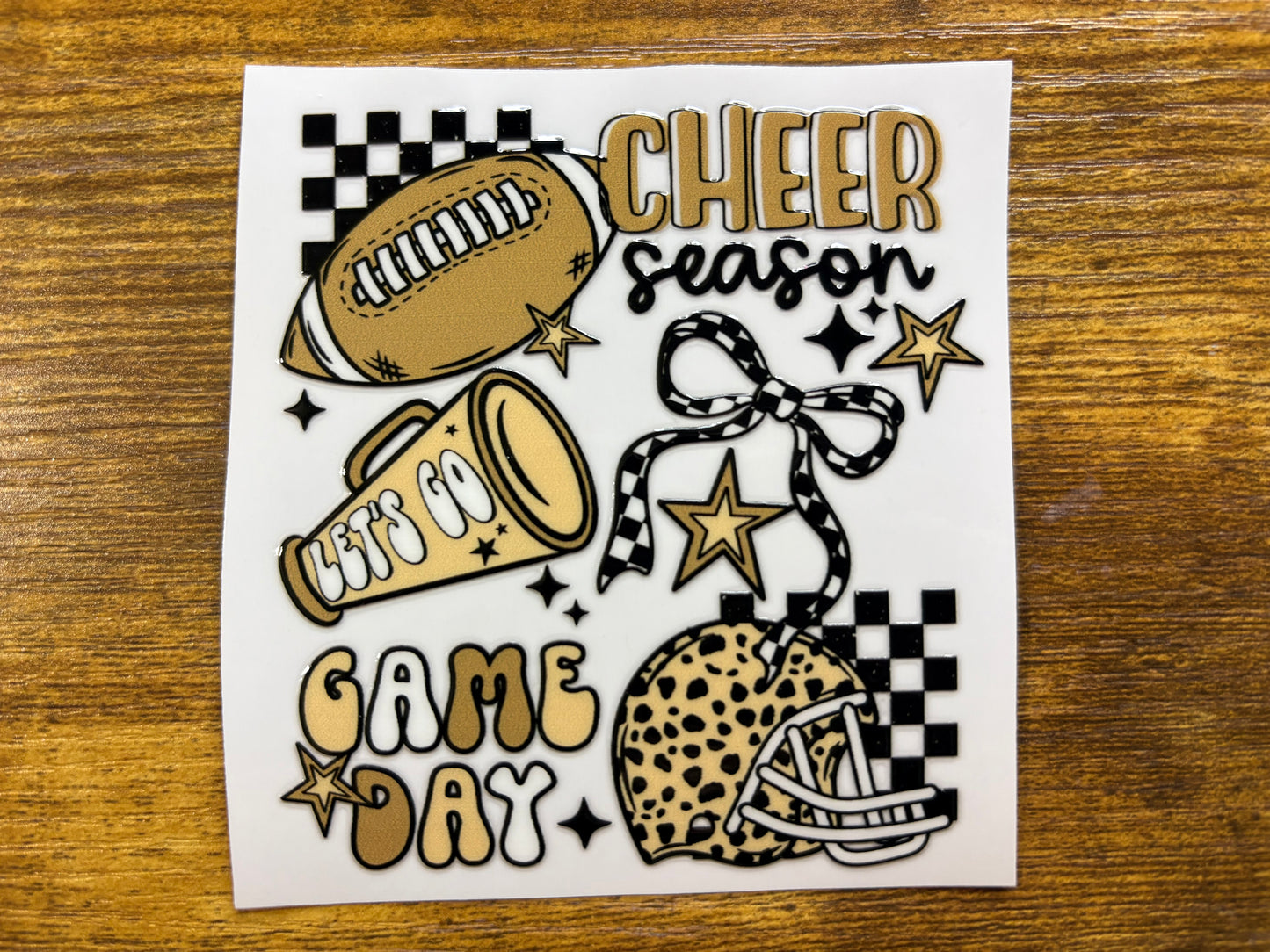 “Cheer season” Decal