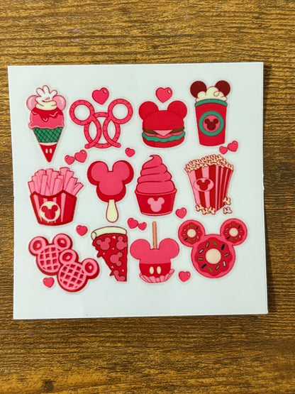 "MULTIPLE DSNY SNACKS” Decals